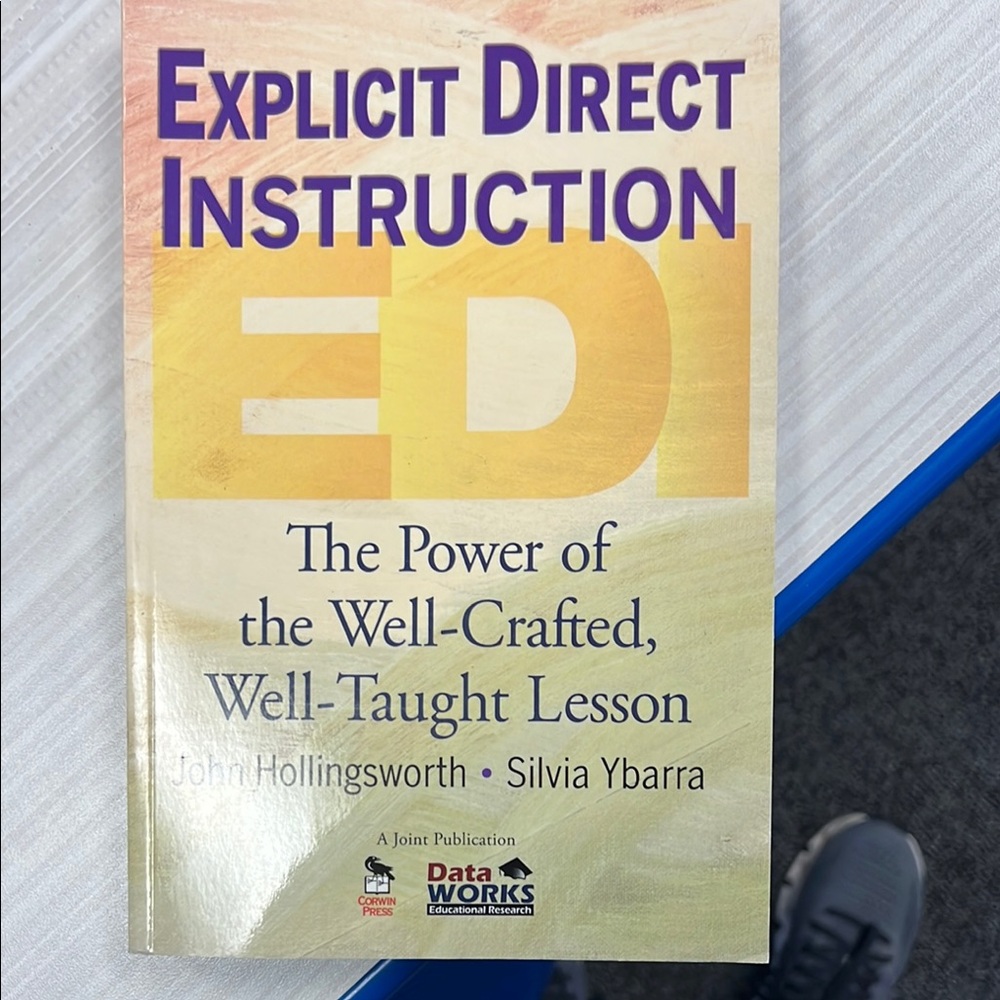 Explicit Direct Instruction Book